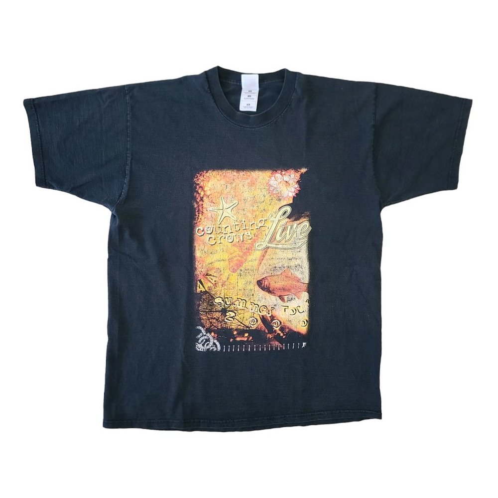 Vintage 2000 Counting Crows Live Local Crew Tour Shirt
